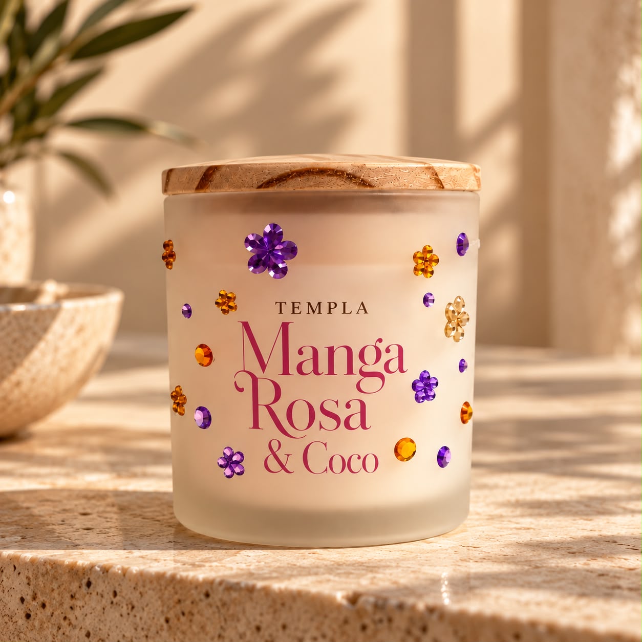 Vela Manga Rosa e Coco